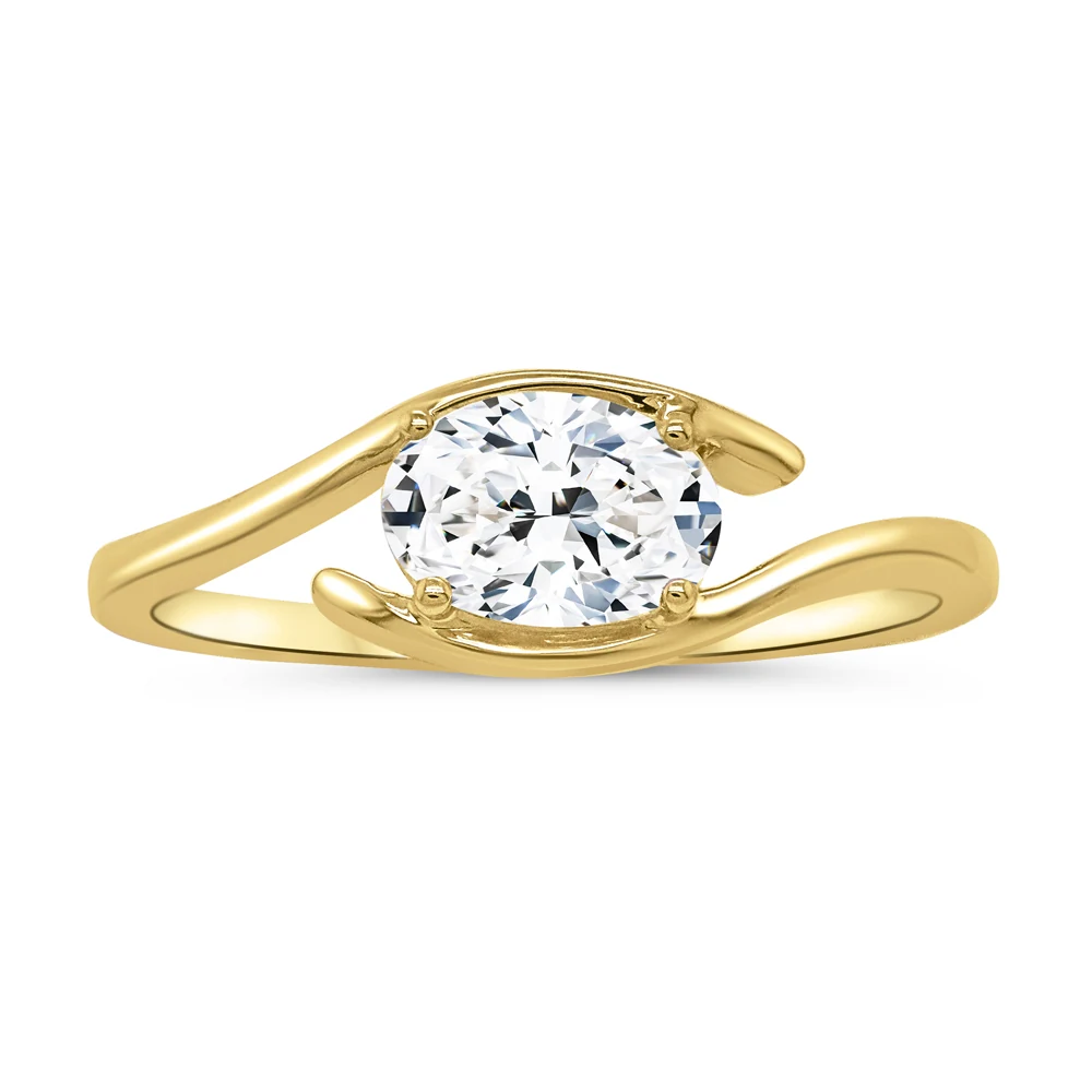 The East-West Oval — Yellow-gold colour