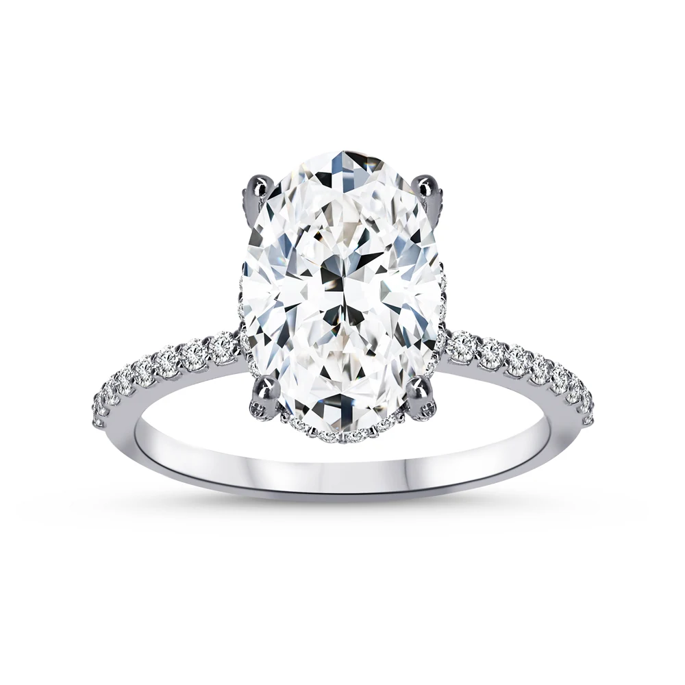 The Oval Pavé Ring