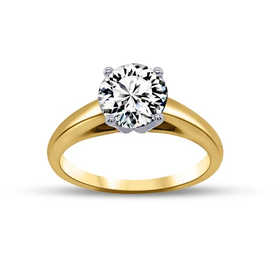 1.00 ct · Yellow gold
