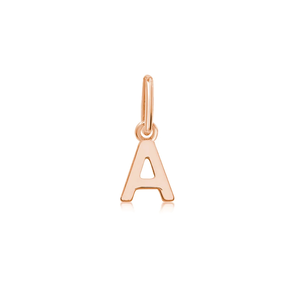 The Signature Initial — A · Rose gold